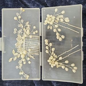 Bridal Hair Comb and Pins